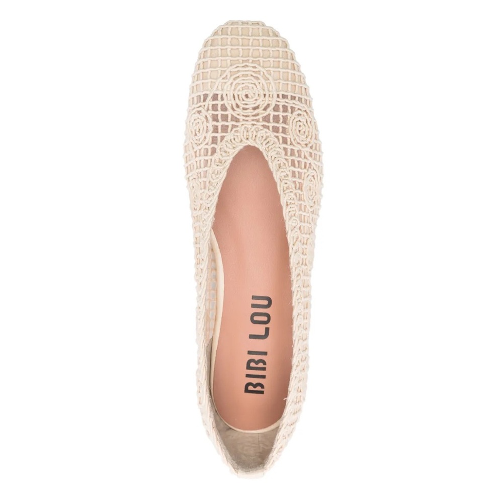 Anthropologie Bibilou Women's Crochet Flats - Picture 5 of 9